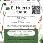 Folleto para la serie de seminarios web que incluye código QR