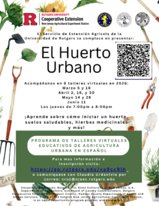 Folleto para la serie de seminarios web que incluye código QR